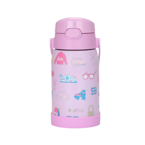 Botella Térmica Niñas Barbie 450ml Acero Inox UMA