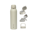 Botella Térmica Agua Acero Inox 3 Tapas HydroCore 1Lt Lhotse