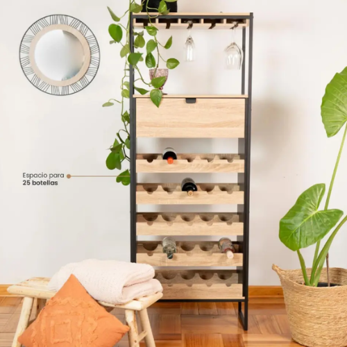 Mueble Bar Cava Con soporte para 25 botellas Aliaj 5Five