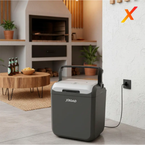 Cooler Eléctrico Portátil 30 Lts Gris 12V XRoad