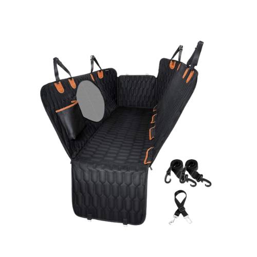 Funda Cubre Asiento de Auto Impermeable Mascotas Negra Xroad