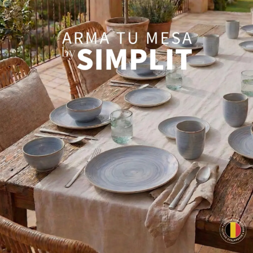 Juego Loza Cerámica 24 pcs Amalfi
