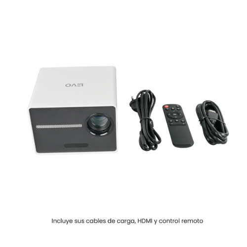 Proyector Portatil Mini Halo 9000lm Bluetooth HD Levo
