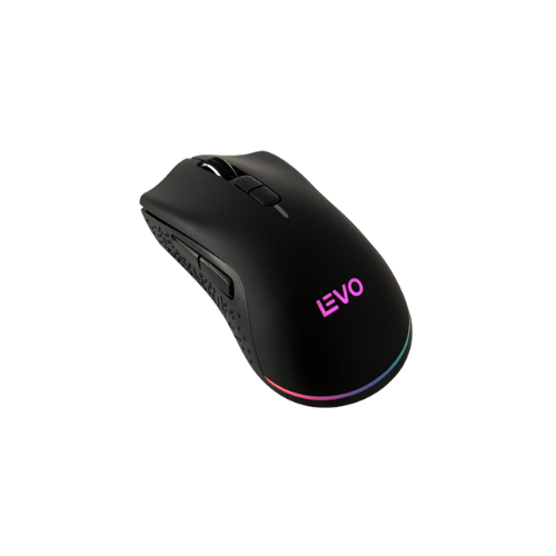 Mouse Gamer Inalambrico RGB NovaStrike Negro LEVO