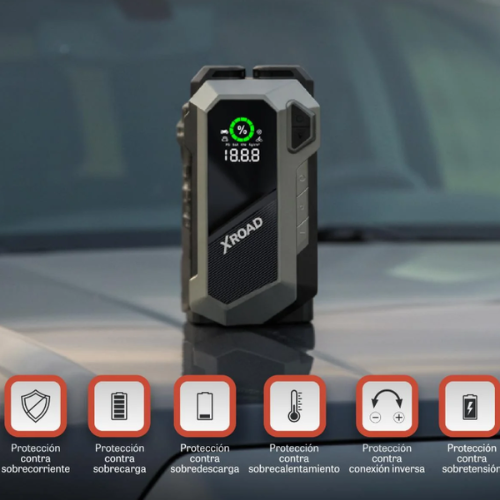Partidor De Batería Portátil Con Compresor De Aire 12V XRoad