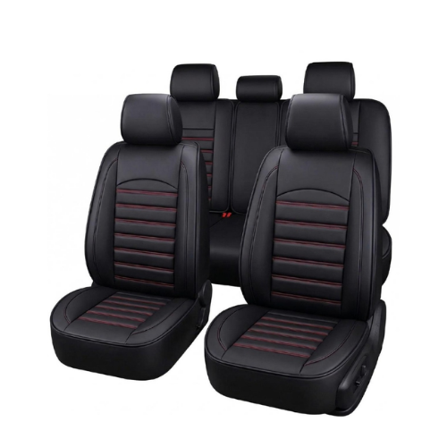 Fundas Cubreasientos Ecocuero Negro Universal XRoad