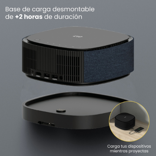 Proyector Portatil Inalámbrico Smart Lumix 9000lm BT Levo