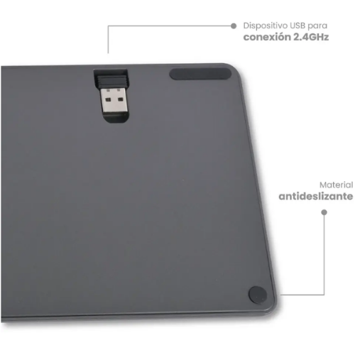 Teclado Inalámbrico Cygna Slim Grafito