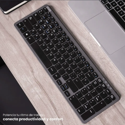 Teclado Inalámbrico Cygna Slim Grafito
