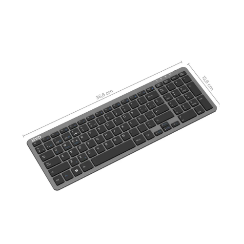 Teclado Inalámbrico Cygna Slim Grafito