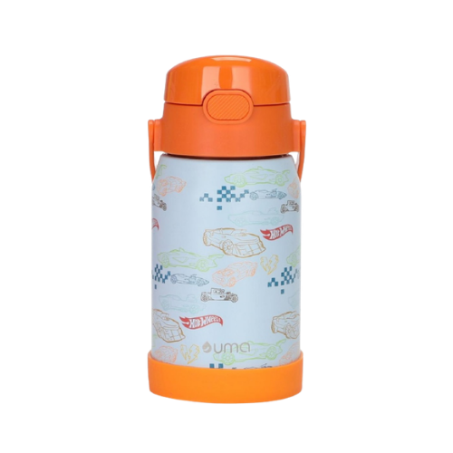 Botella Térmica Niños Hot Wheels Race 450ml Acero Inox UMA