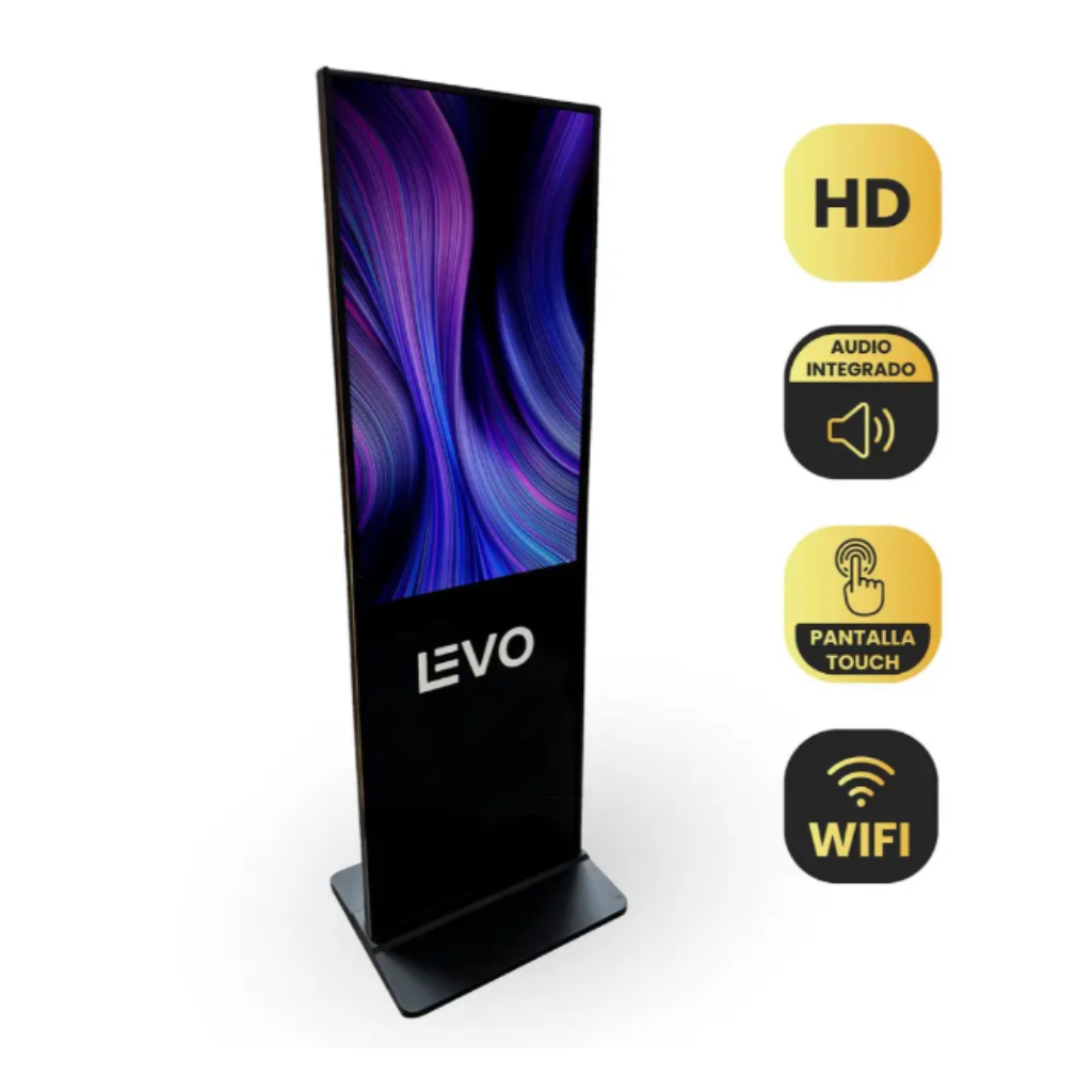 Totem Publicitario Touch Android Wifi Usb Levo